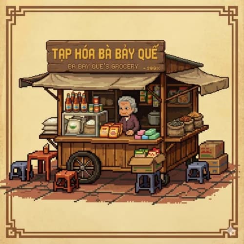 Retromart - Tạp hoá thời 9x