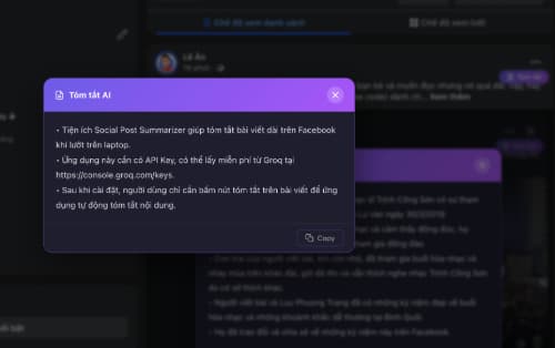Social Post Summarizer