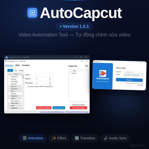 AutoCapcut V1.0.1