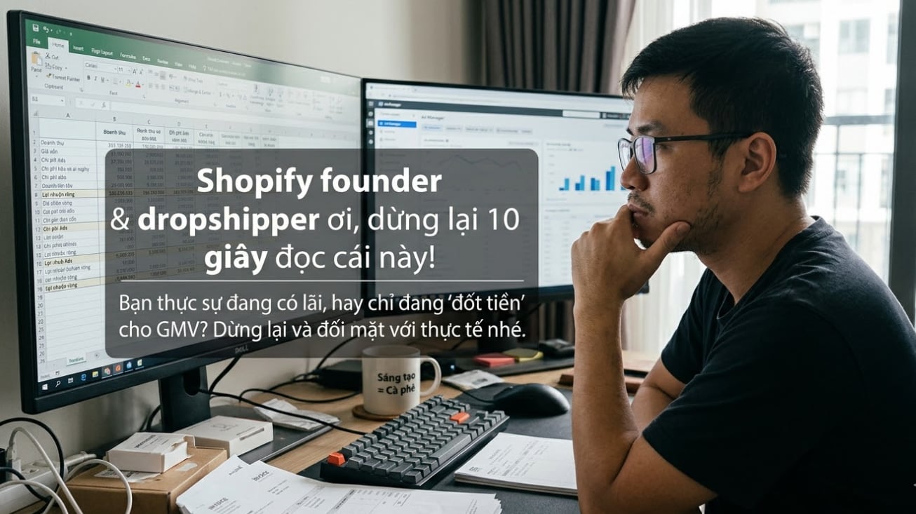 Shopify founder & dropshipper ơi, dừng lại 10 giây đọc cái !!!