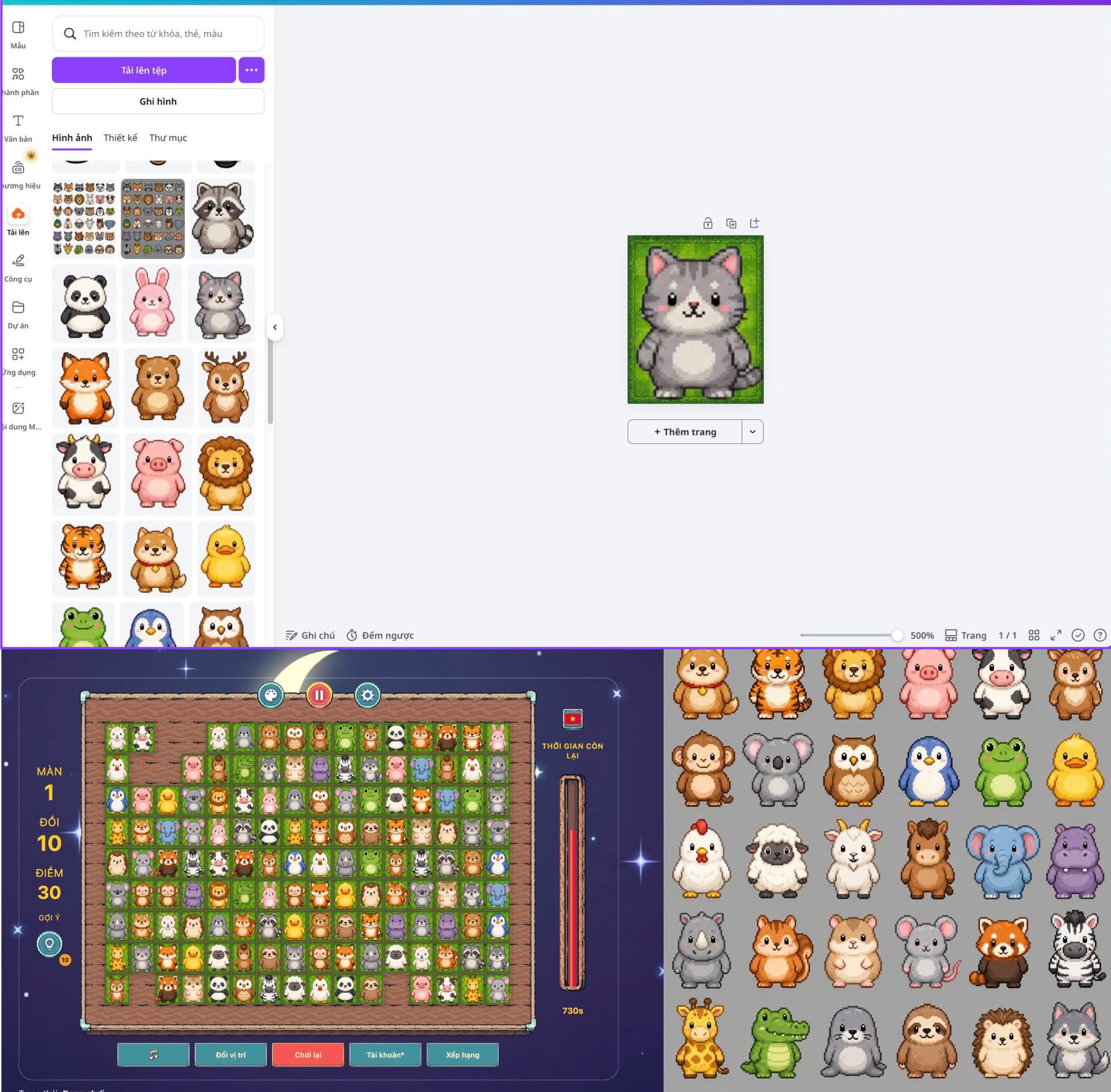 Tạo theme cho pikachu.vn