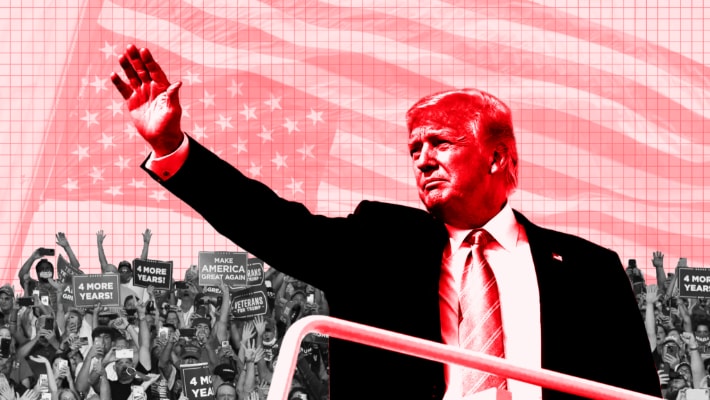 Donal Trump's banner