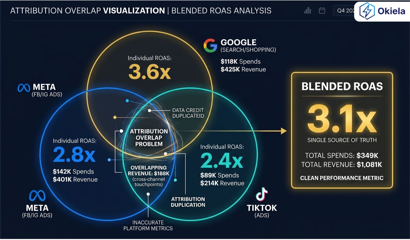 Blended ROAS vs Channel ROAS -- Nếu là founder ecom: Bạn nên tin tưởng vào chỉ số nào hơn?