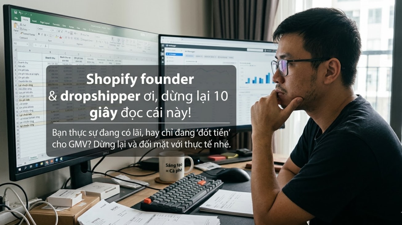 Shopify founder & dropshipper ơi, dừng lại 10 giây đọc cái !!!